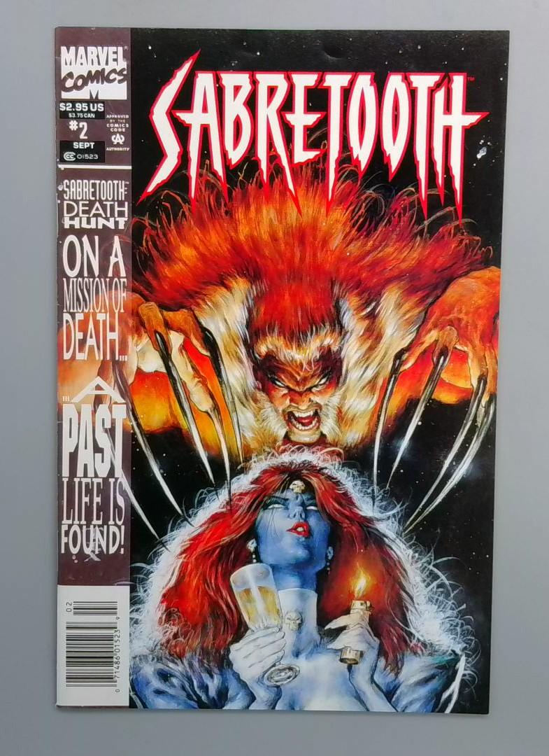 Sabretooth #B NEWSSTAND Marvel Comics 1993 JR1