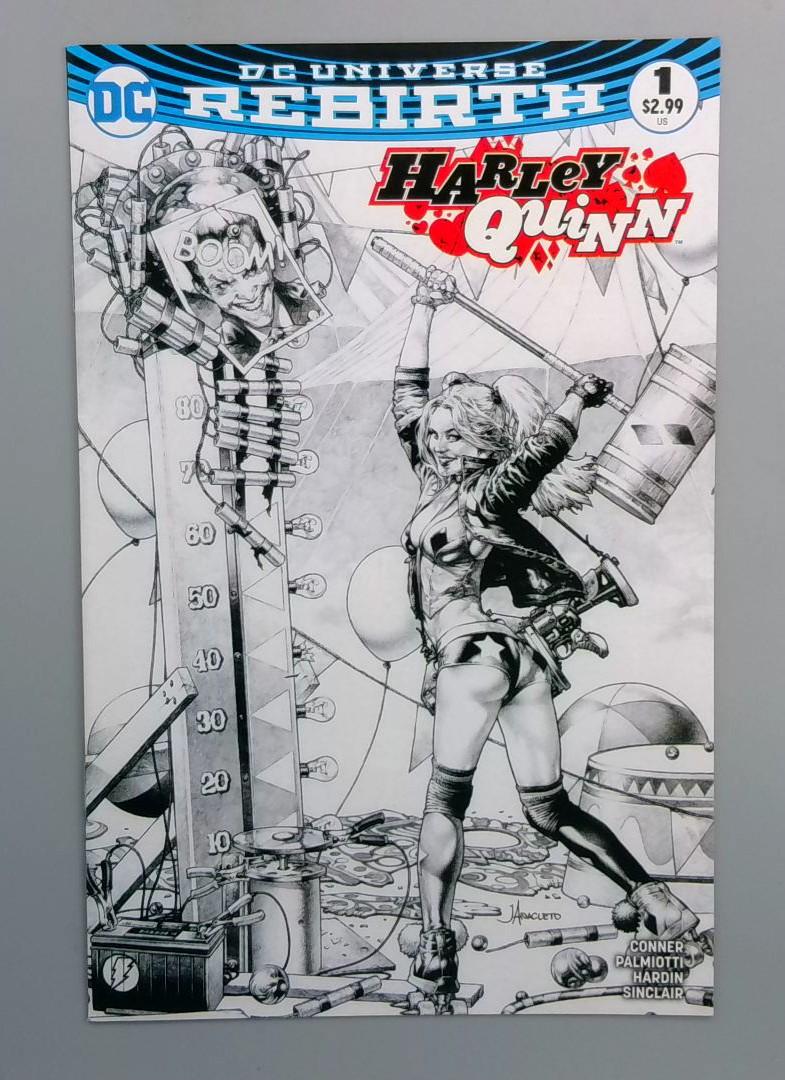 Harley Quinn #1 Heroic Dreams Variant DC Universe Rebirth, 2016 JR1
