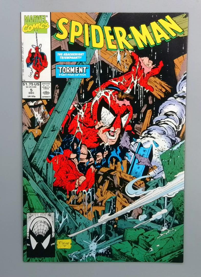 Spider-Man #5 NM Torment Marvel 1990 JR1