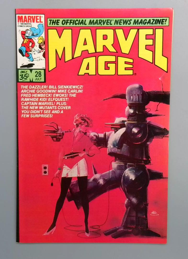 Marvel Age #28 VF Dazzler Marvel 1985 JR1