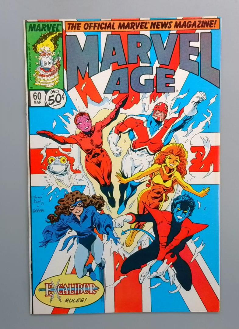 Marvel Age #60 VF Marvel 1988 JR1