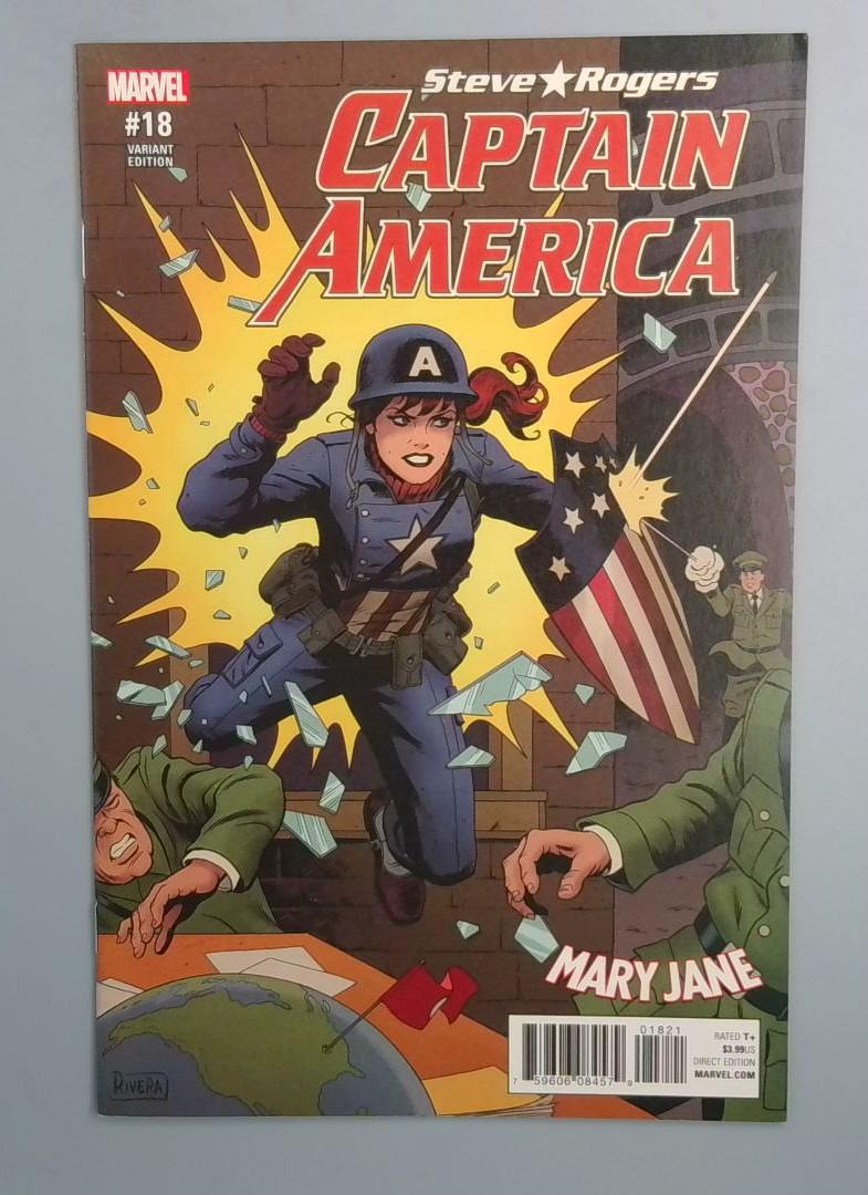 Captain America: Steve Rogers #18 NM Variant Edition, Marvel, 2017 JR1