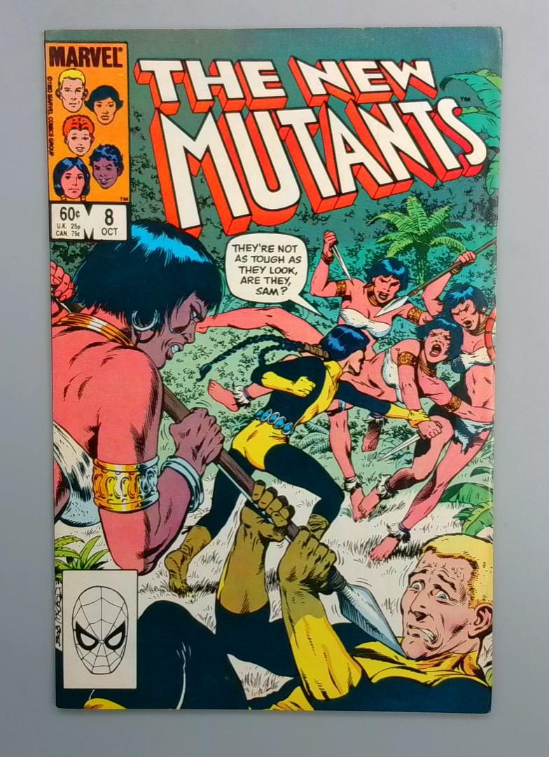 New Mutants #8, 1st Magma Marvel, 1983 JR1