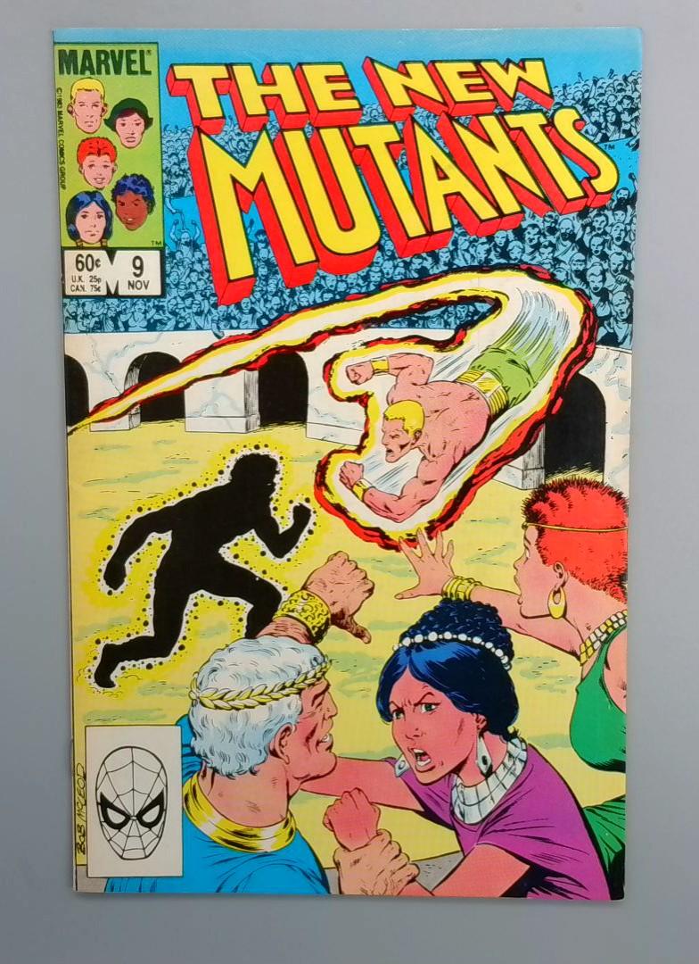 New Mutants #9, VF 1st Selene Marvel, 1983 JR1