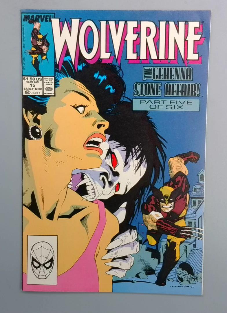 Wolverine #15 VF Morbius Marvel 1989 JR1