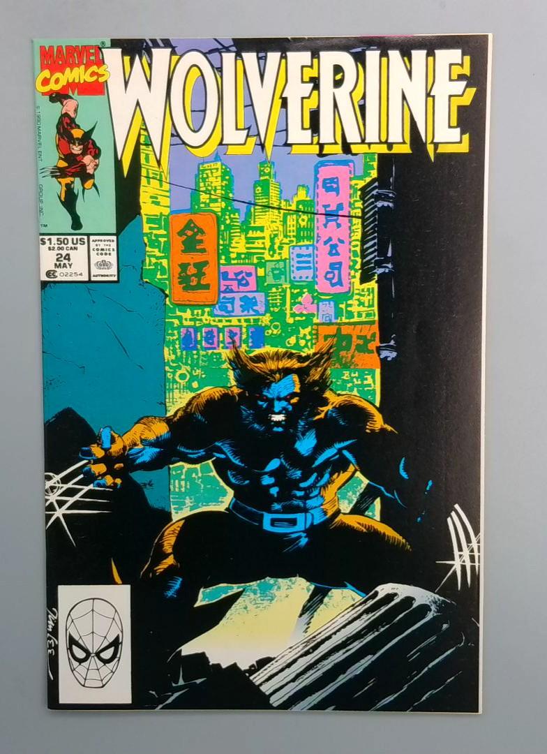 Wolverine #24 VF DIRECT EDITION Marvel 1990 JR1