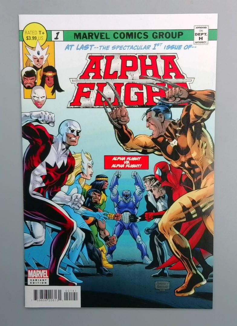 Alpha Flight#1 NM UXM 100 Homage Marvel 2023 JR1