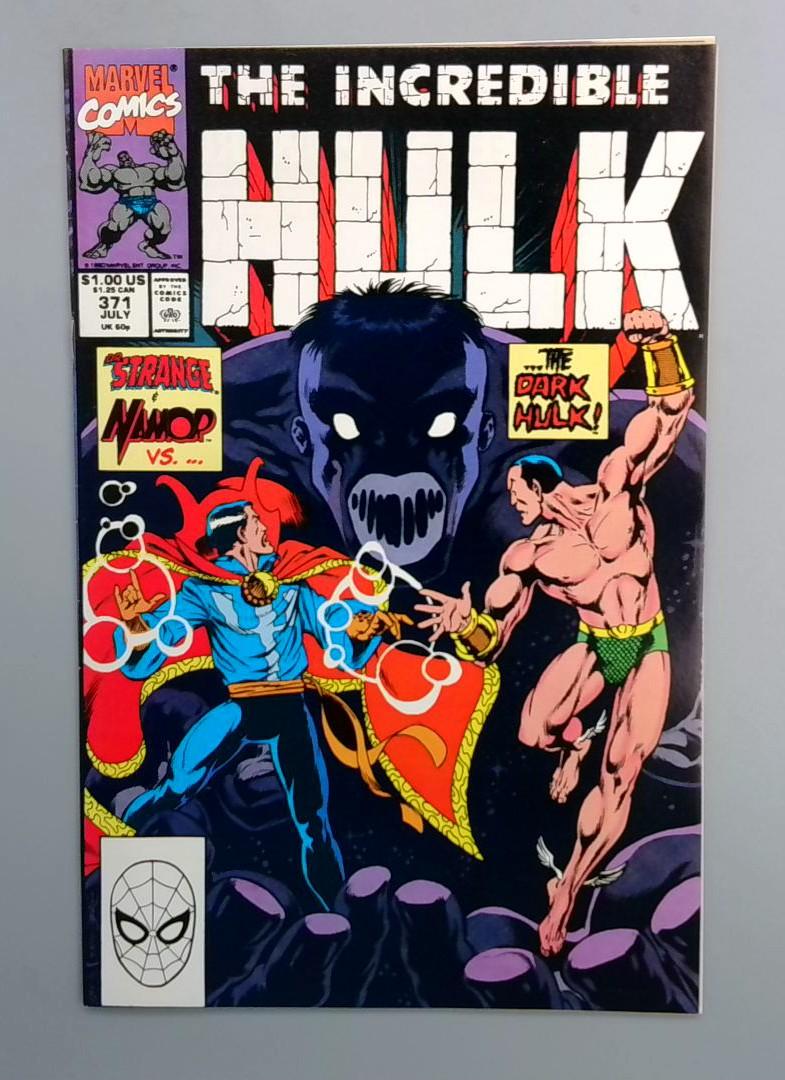Incredible Hulk #371 NM Original Defenders Marvel 1990 JR1