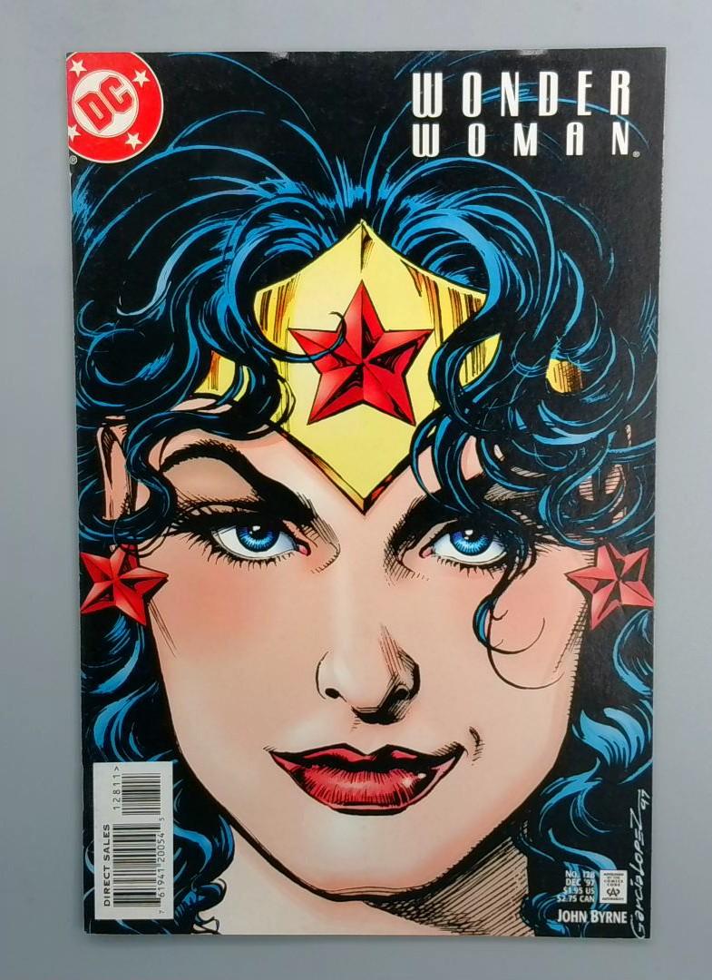 Wonder Woman #128 VF/NM John Byrne DC 1997 JR1