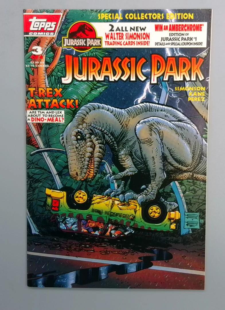 Jurassic Park #3 Special Collectors Edition Topps Comics 1993