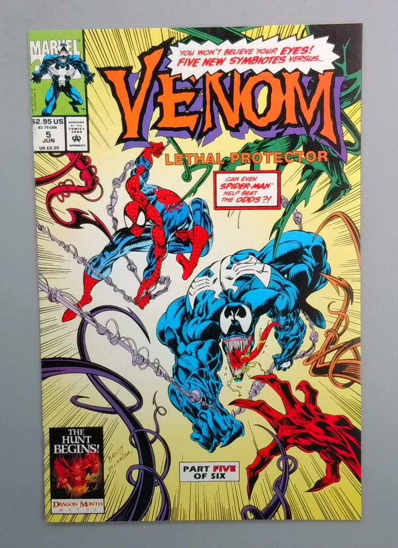 Venom Lethal Protector #5 NM 1st Riot Marvel Comics 1993