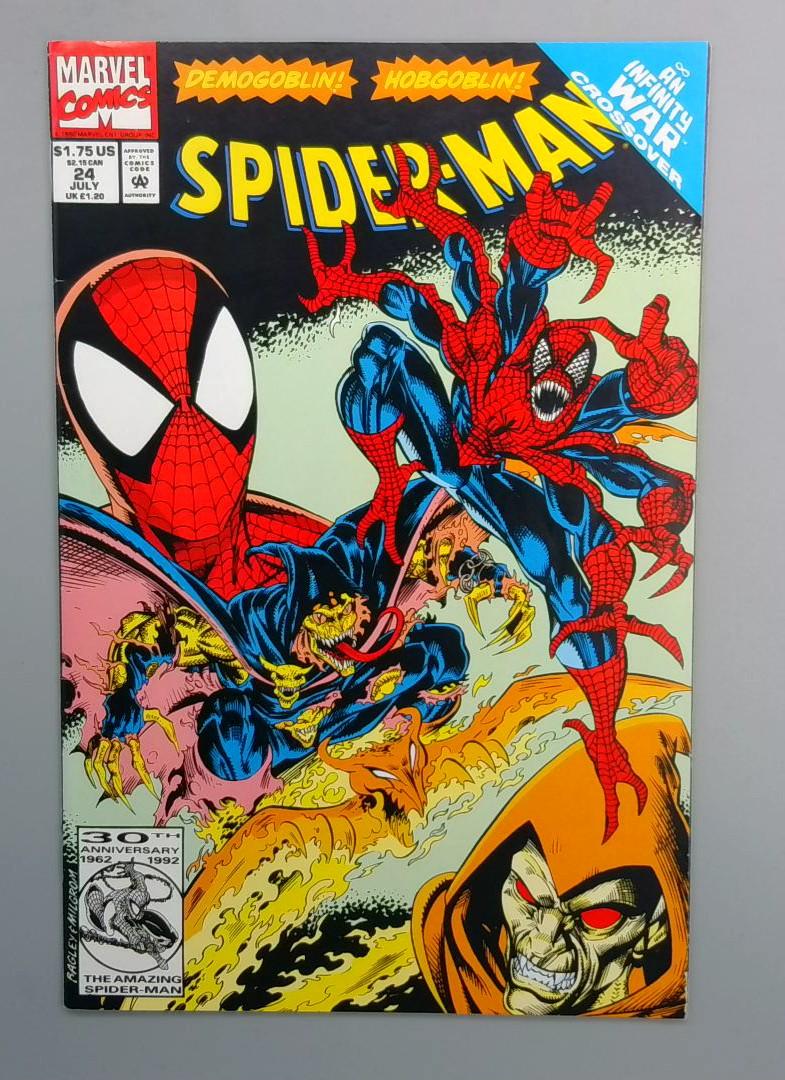 Spider-Man #24 VF/NM Marvel Comics  1992 JR1