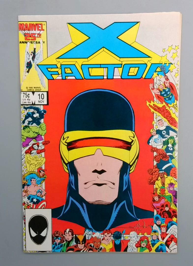 X-Factor #10 VF/NM 2nd Full Appearance of Apocalypse Marvel 1986