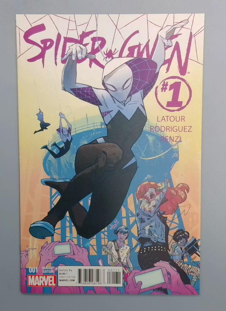 Spider-Gwen #1 NM Latour Heroes Aren't Hard to Find Variant Marvel, 2015