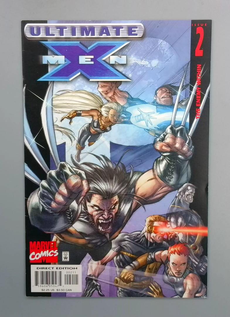 Ultimate X-Men #2, VF/NM Direct Edition, Marvel Comics, 2000 JR1