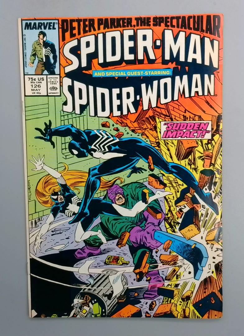 Spectacular Spider-Man #126 DIRECT EDITION Marvel 1987 