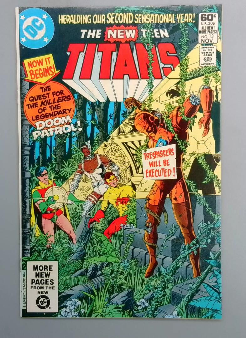 New Teen Titans #13 NM Robot Man DC 1981 JR1
