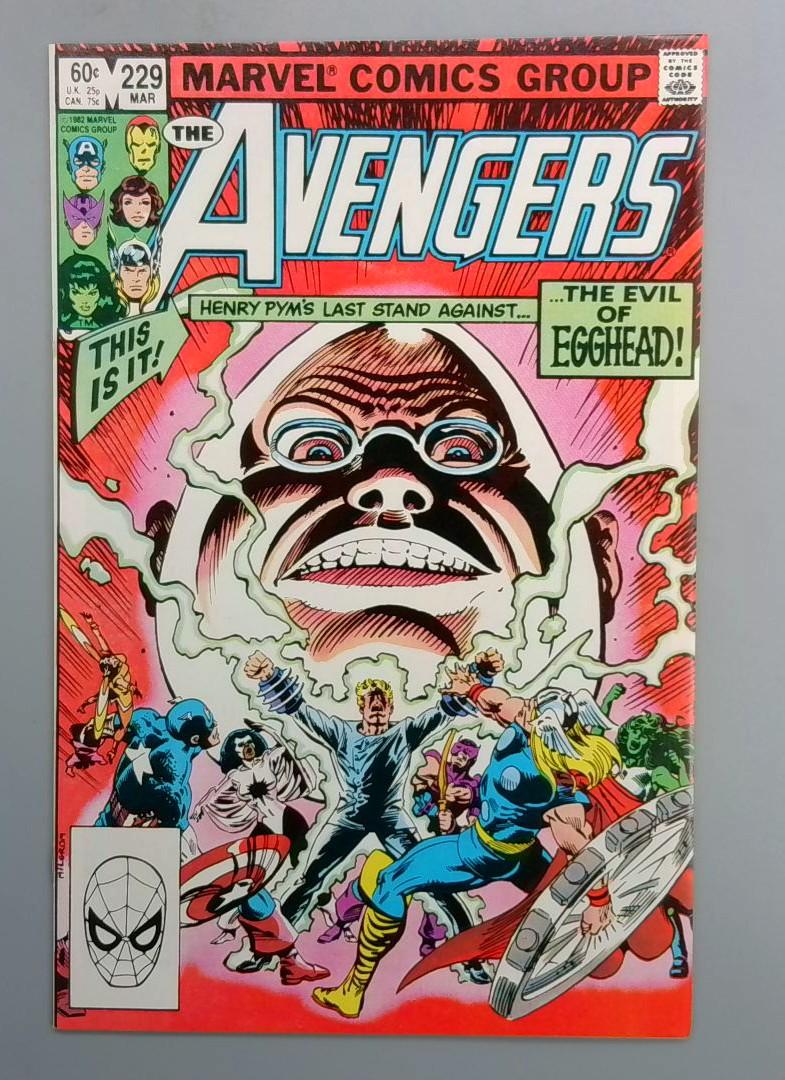 Avengers #229 NM Egghead Marvel Comics 1983 JR1