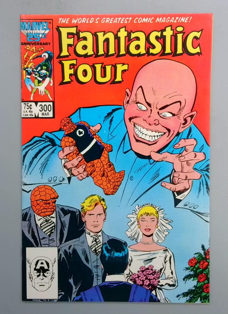 Fantastic Four #300 VF Marriage of Johnny Storm and Alicia Masters Marvel 1987