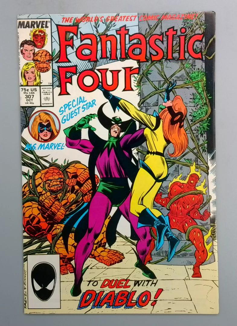 Fantastic Four #307 NM Ms. Marvel Marvel 1987 JR1
