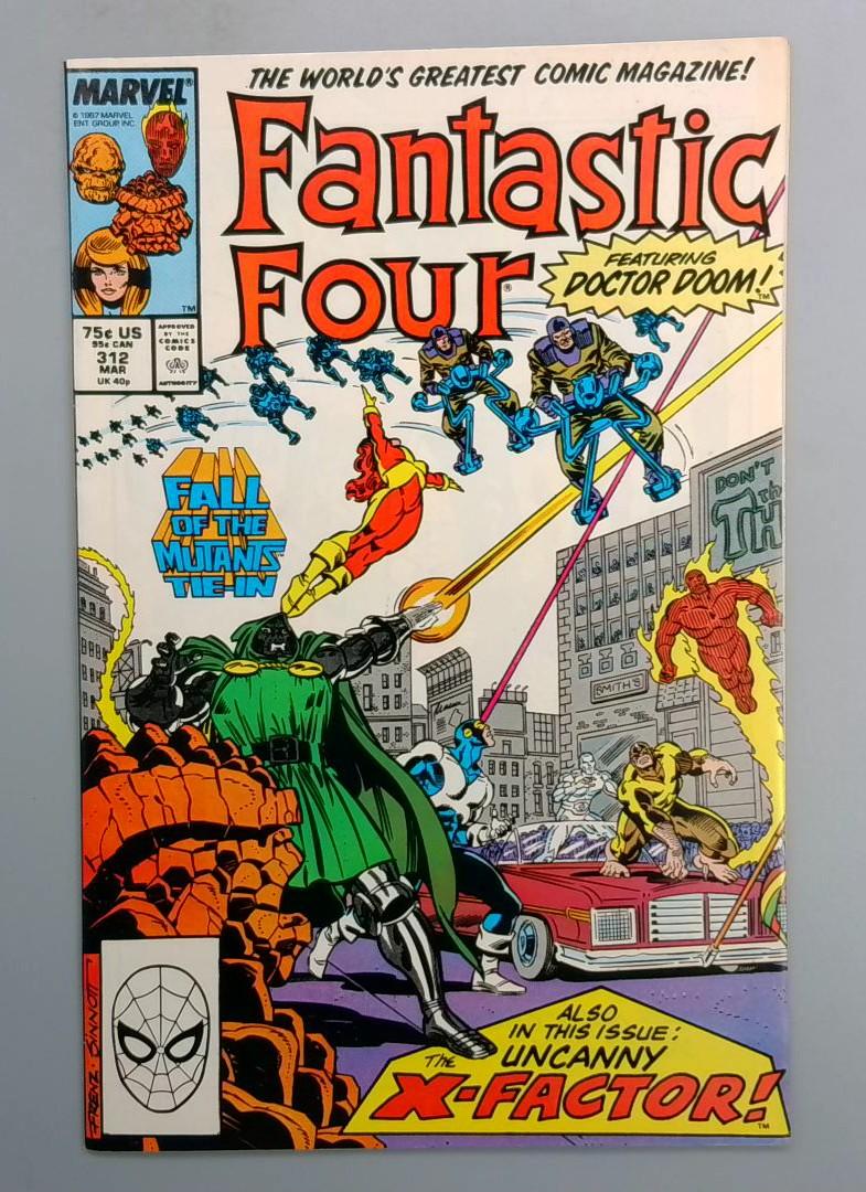 Fantastic Four #312 Dr. Doom, X-Factor Marvel 1988 JR1