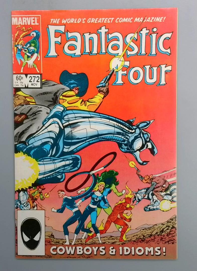 Fantastic Four #272 1st Cameo of Nathaniel Richards Marvel 1984 JR1