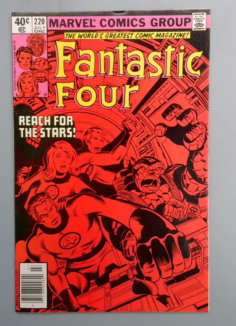 Fantastic Four #220 VF/NM Newsstand Marvel 1980 JR1