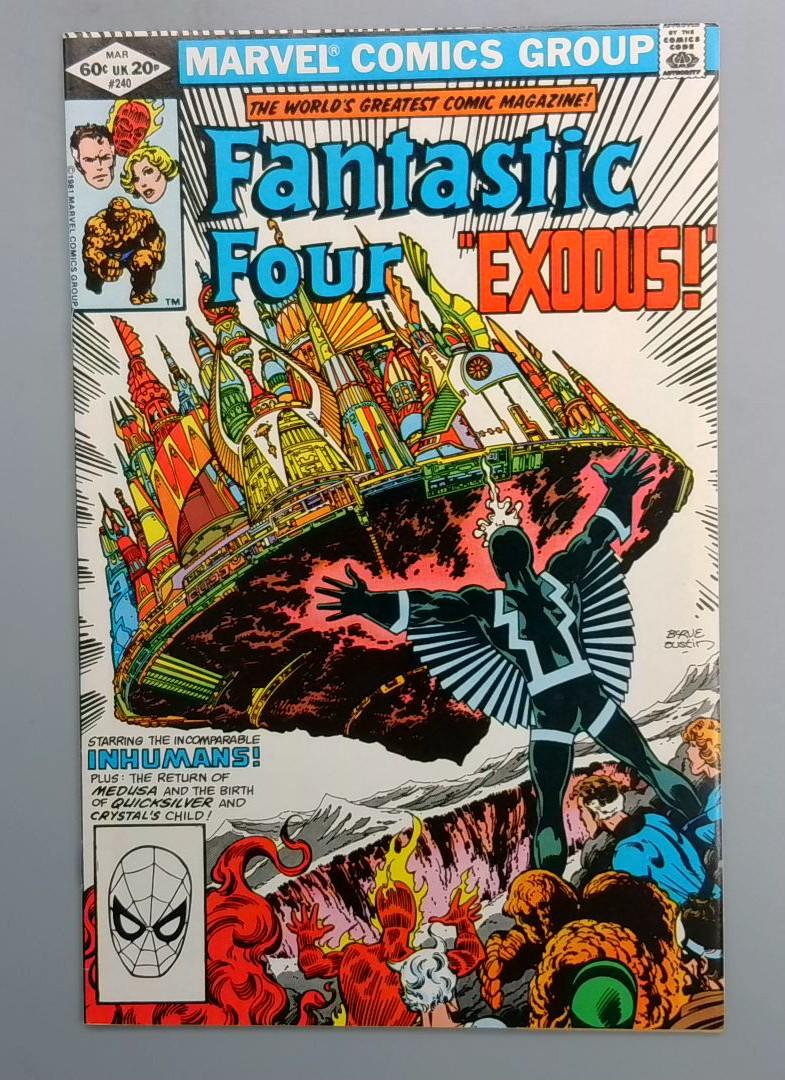 Fantastic Four #240 1st Appearance of Luna Maximoff Marvel 1982 JR1