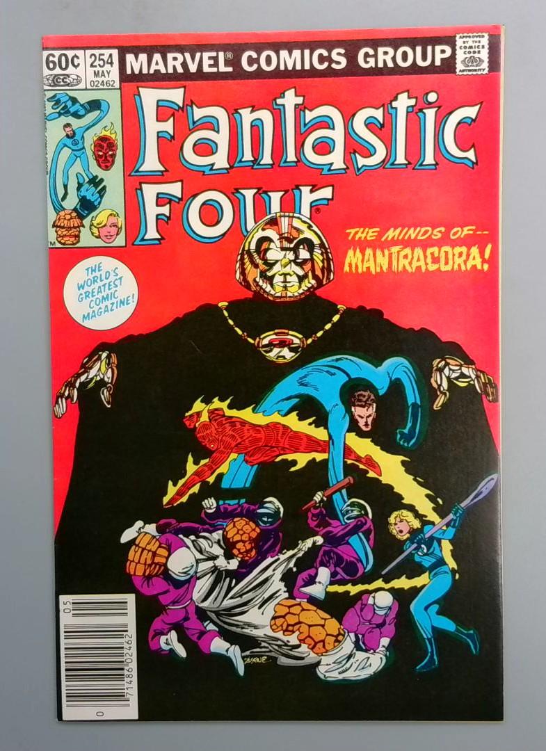 Fantastic Four #254 VF/NM 1st Mantracora NEWSSTAND Marvel 1983 JR1