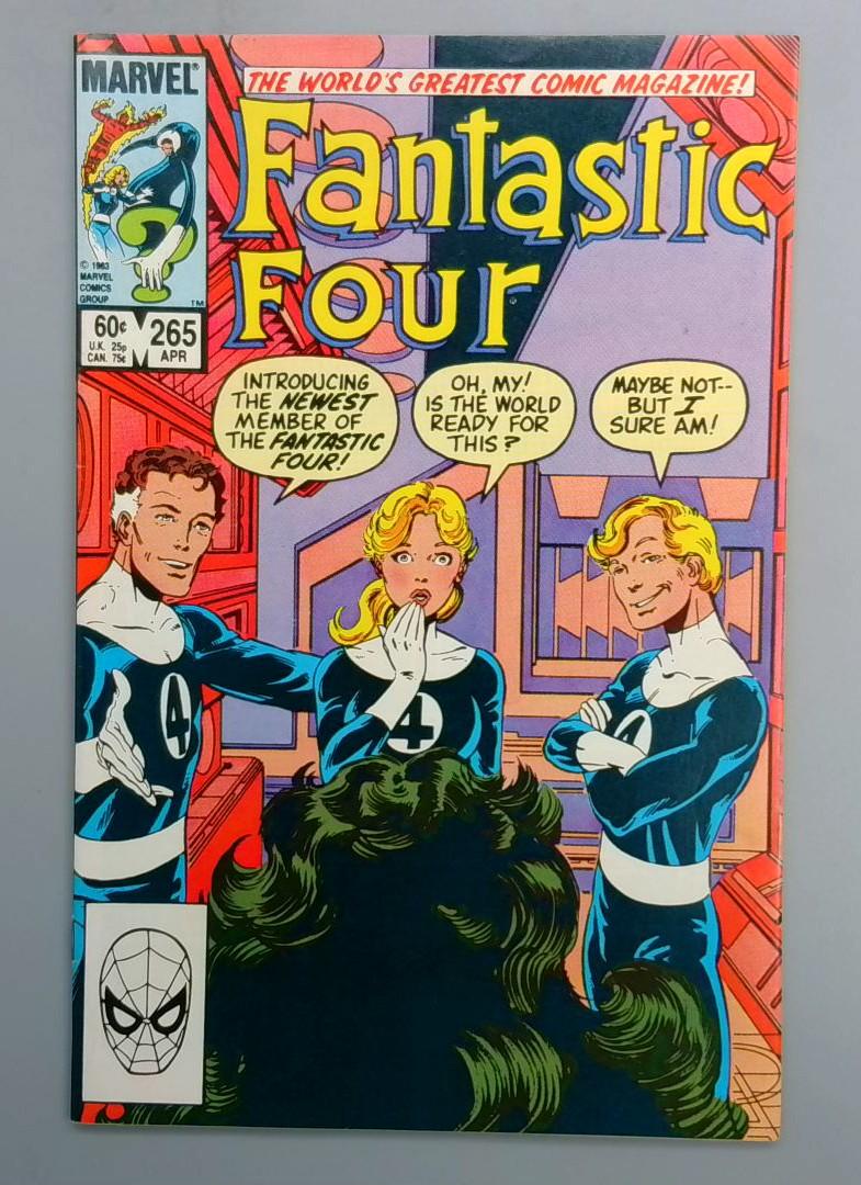 Fantastic Four #265 VF+ She-Hulk Joins the Fantastic Four Marvel 1984 JR1