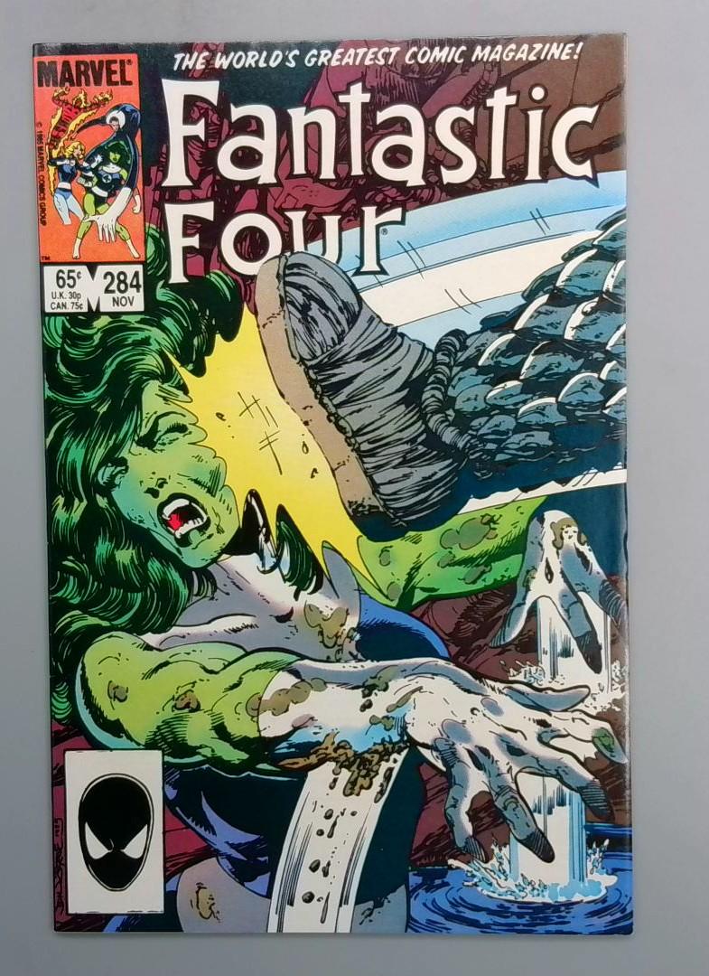 Fantastic Four #284 NM Invisible Girl Becomes Invisible Woman Marvel 1985 JR1