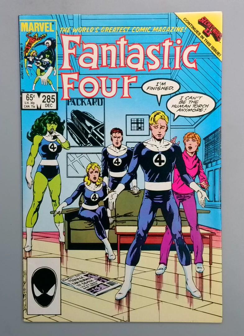 Fantastic Four #285 VF Marvel 1985 JR1