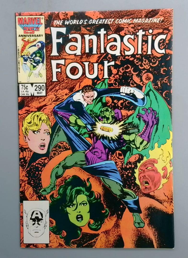 Fantastic Four #290 VF Annihilus Marvel 1986 JR1