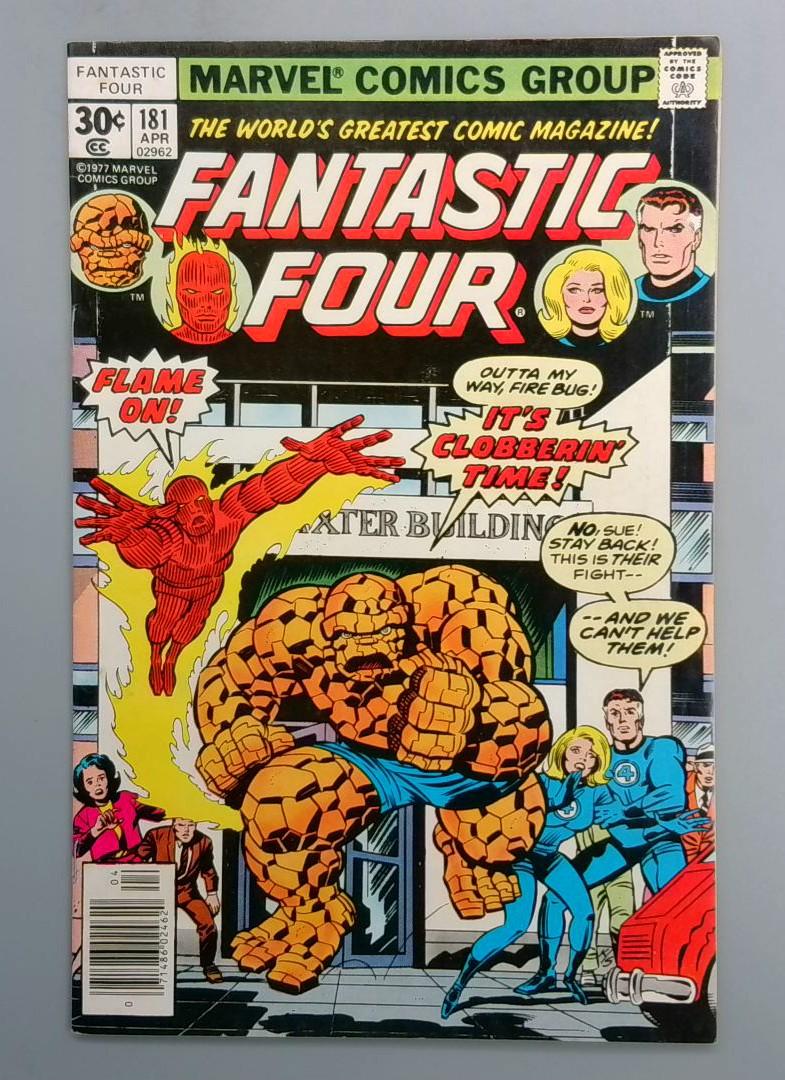 Fantastic Four #181 NM Marvel 1977 JR1