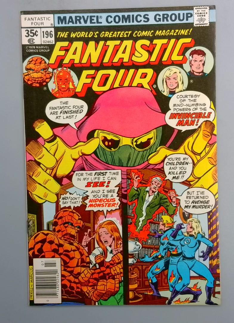 Fantastic Four #196 NM- Marvel 1978 JR1