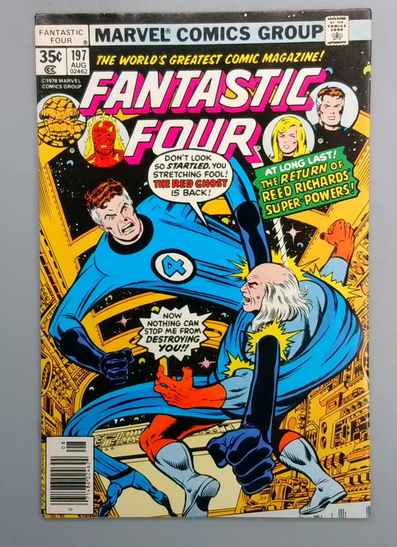 Fantastic Four #197 VF Red Ghost Marvel 1978 JR1