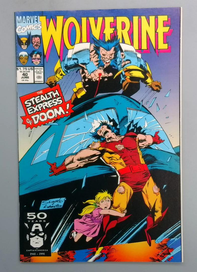 Wolverine #40 NM- Marvel 1991 JR1