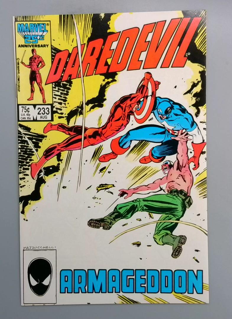 Daredevil #233 NM- Born Again Part 7, 2nd Nuke Marvel 1986 JR1