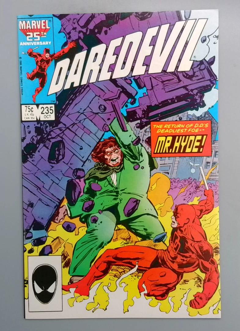 Daredevil #235 NM Mister Hyde Marvel 1986 JR1