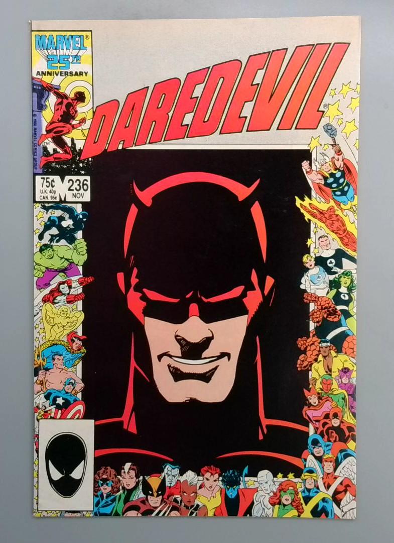 Daredevil #236, VF/NM Marvel, 1986 JR1