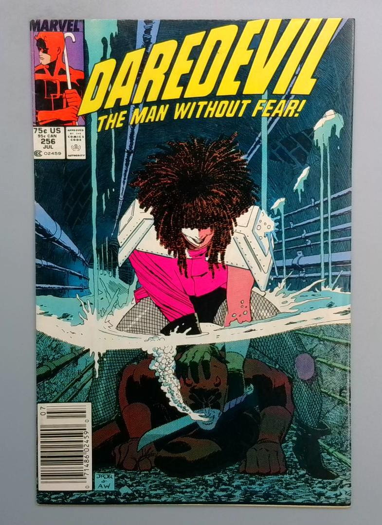 Daredevil #256 Newsstand Marvel 1988 JR1