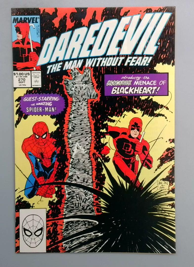 Daredevil #270 NM- 1st Blackheart  Marvel 1989 JR1
