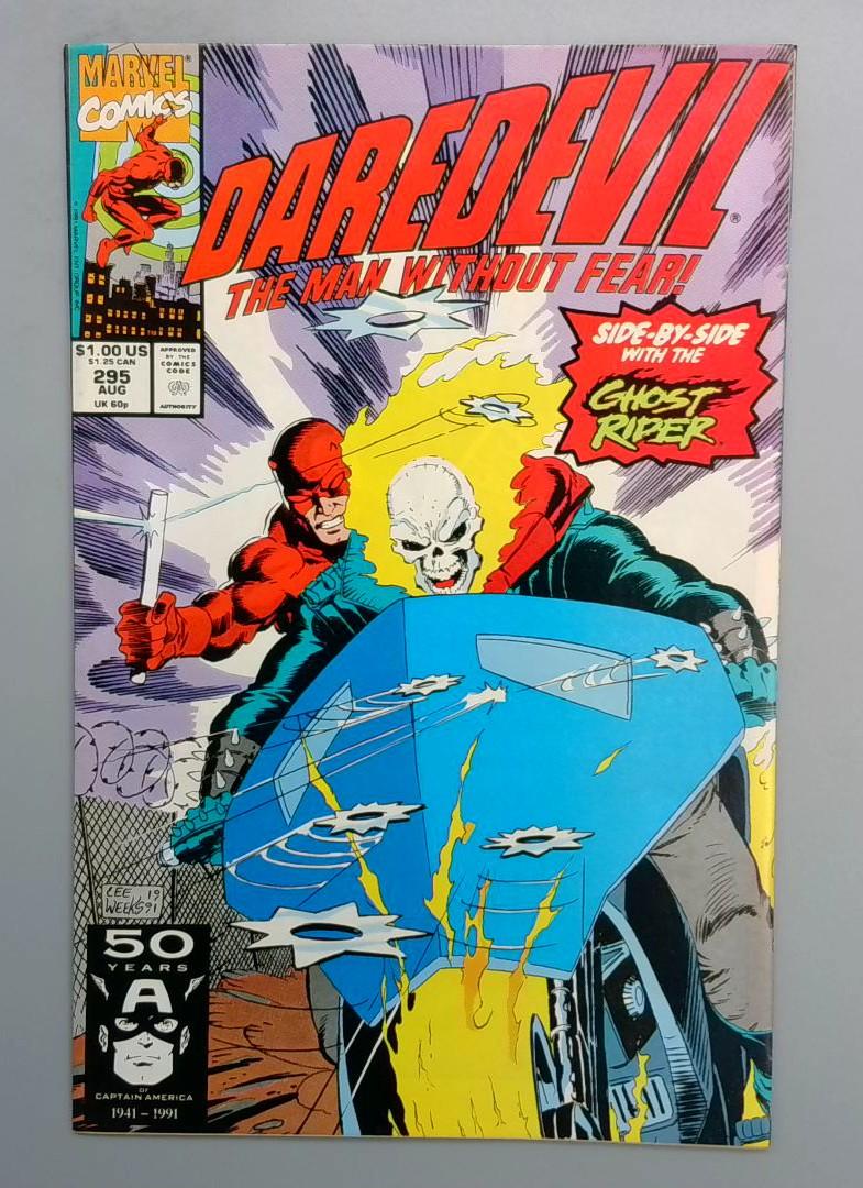 Daredevil #295 Ghost Rider Marvel 1991 JR1