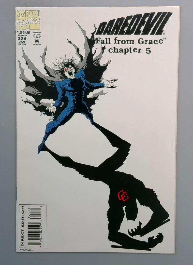 Daredevil #324 NM- Fall From Grace Part 5 Marvel 1994 JR1