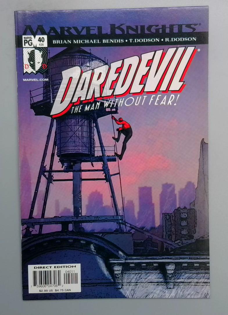 Daredevil #40, NM- Death of White Tiger (Hector Ayala) Marvel, 2003 JR1