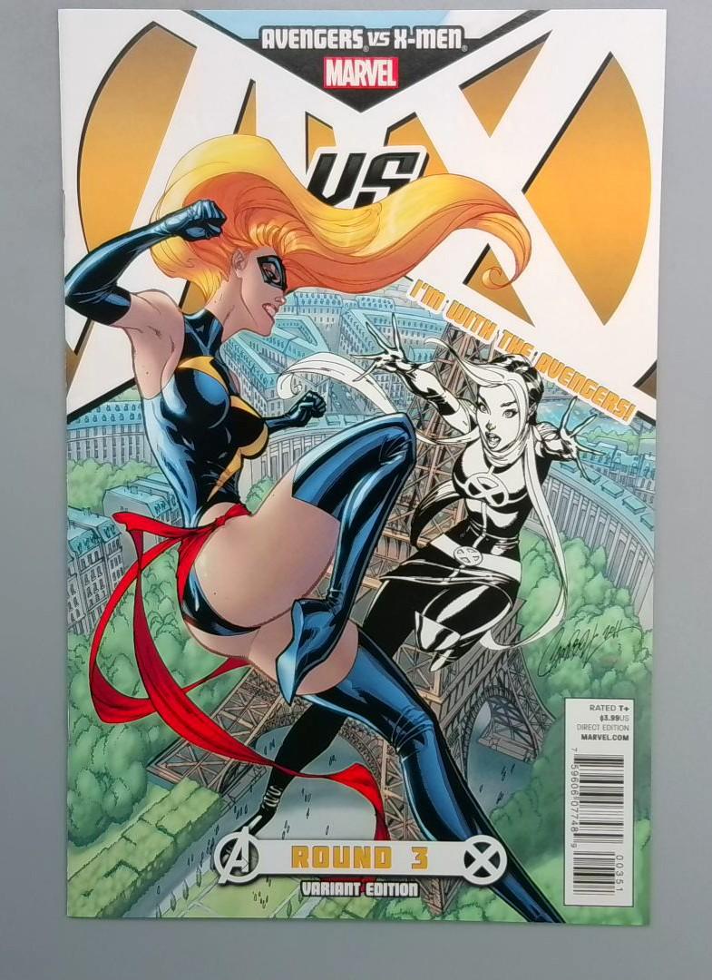 Avengers vs X-Men #3 NM Partial Sketch Cover Marvel 2012 JR1