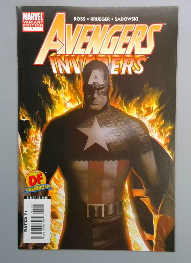 Avengers Invaders #1, NM Dynamic Variant Edition, Marvel, 2008 JR1