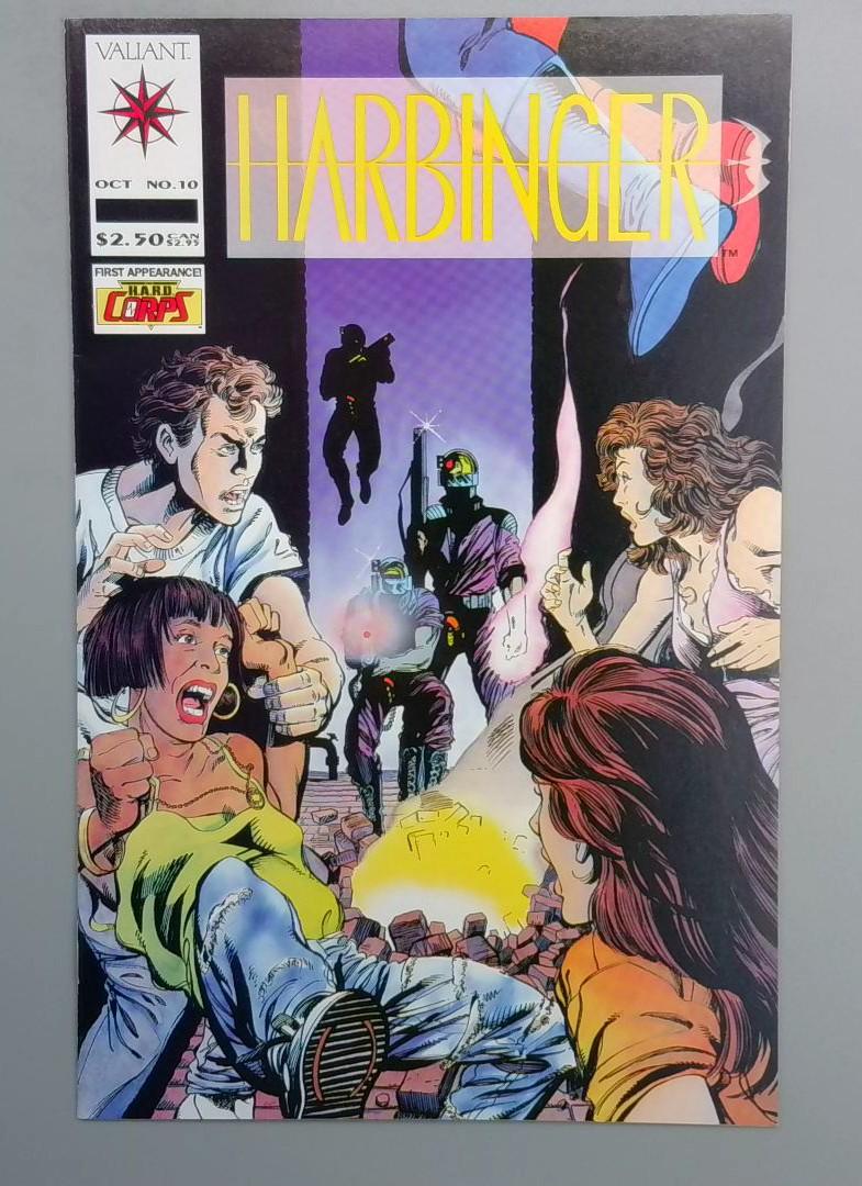 Harbinger #10 NM 1st H.A.R.D. Corps Valiant 1992 JR1