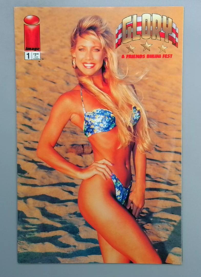 Glory & Friends Bikini Fest #1 Blue bikini - Photo Cover Image 1995 JR1