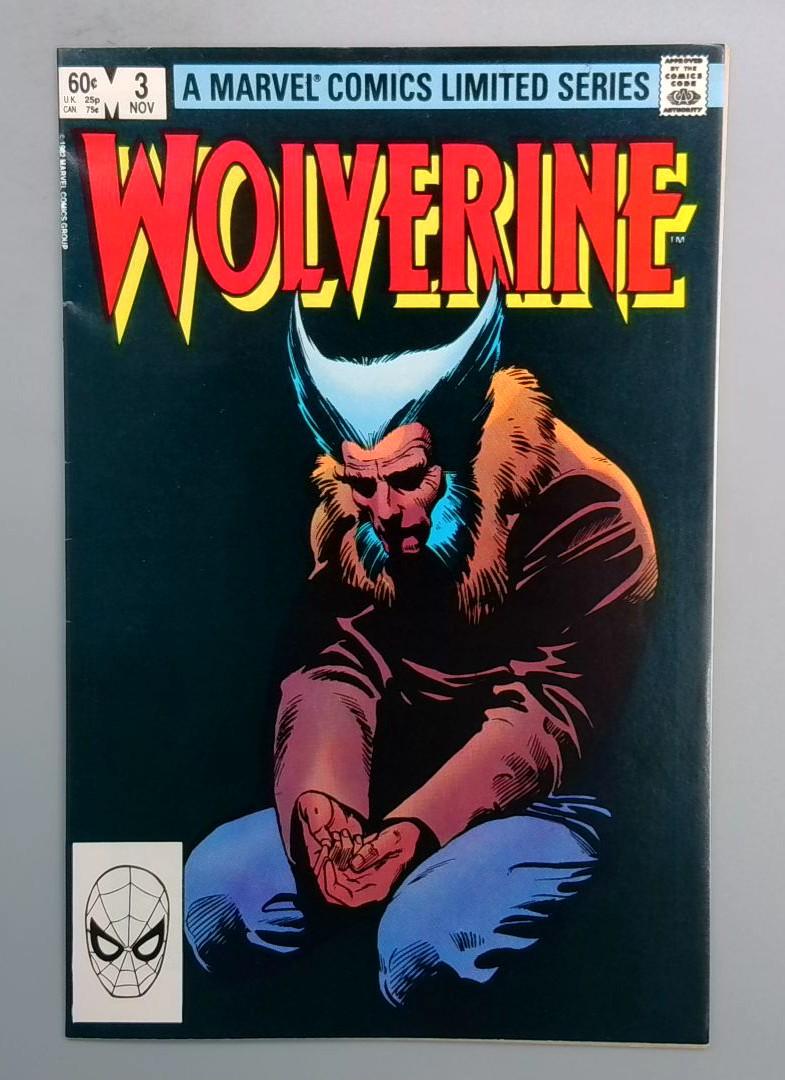 Wolverine #3 VF- Limited Series Marvel 1982